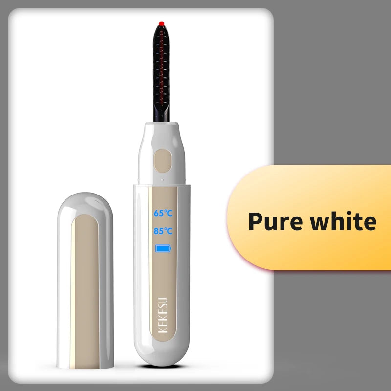 OEM ODM Electric Heated Eyelash Curler Eyelash Clip with LED Display Natural Curling Tool for Women Long Lasting Eyelashes