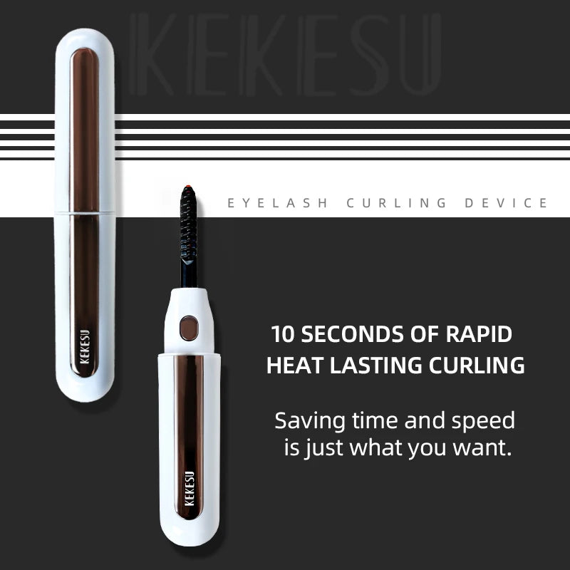 OEM ODM Electric Heated Eyelash Curler Eyelash Clip with LED Display Natural Curling Tool for Women Long Lasting Eyelashes